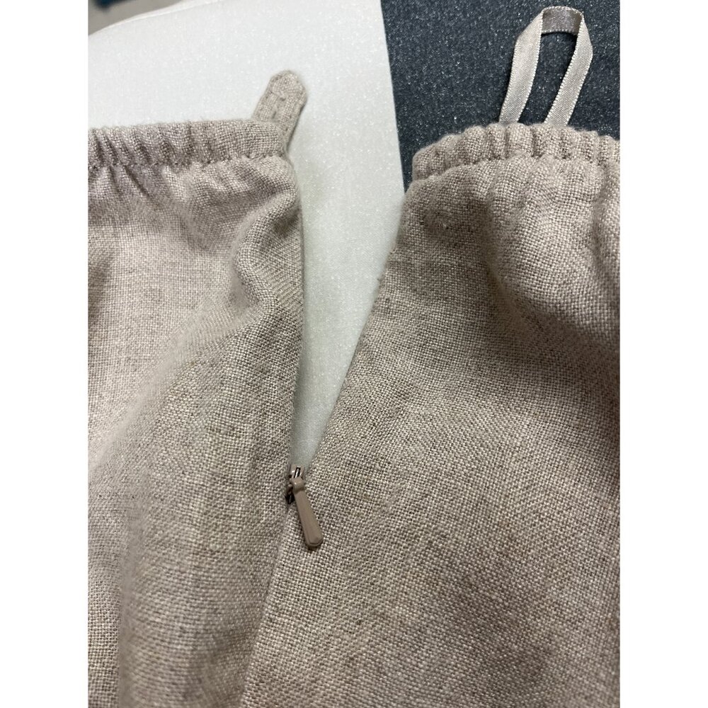 Eileen Fisher Linen Cropped pants 1X XXL16 18 beige - Picture 4 of 5